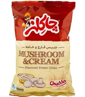 چیپس قارچ و خامه