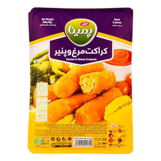کراکت مرغ و پنیر 350 گ کاله